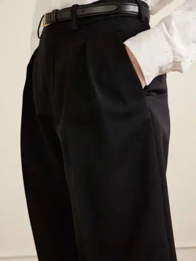 Saint Laurent Wool Straight-leg Capri Pants | Thumbnail 5 Saint Laurent Wool Straight-leg Capri Pants | Thumbnail 5