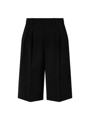 Saint Laurent Wool Straight-leg Capri Pants | Thumbnail 1 Saint Laurent Wool Straight-leg Capri Pants | Thumbnail 1