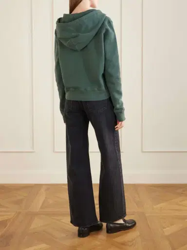 Nili Lotan Cotton-jersey Zip-up Hoodie | Thumbnail 4 Nili Lotan Cotton-jersey Zip-up Hoodie | Thumbnail 4
