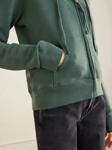 Nili Lotan Cotton-jersey Zip-up Hoodie | Thumbnail 5 Nili Lotan Cotton-jersey Zip-up Hoodie | Thumbnail 5