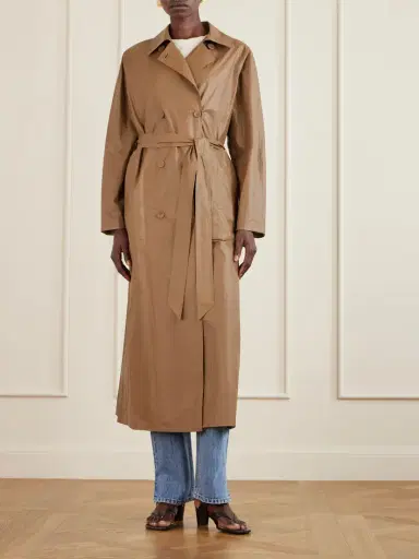TWP Back & Forth Double-breasted Coated Cotton-canvas Trench Coat | Thumbnail 3 TWP Back & Forth Double-breasted Coated Cotton-canvas Trench Coat | Thumbnail 3