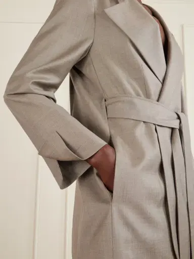 SASUPHI Lauren Belted Wool-twill Blazer | Thumbnail 4 SASUPHI Lauren Belted Wool-twill Blazer | Thumbnail 4