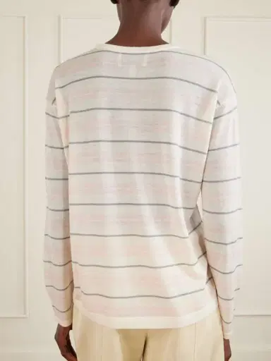 TWP 4th St Striped Cashmere Sweater | Thumbnail 4 TWP 4th St Striped Cashmere Sweater | Thumbnail 4