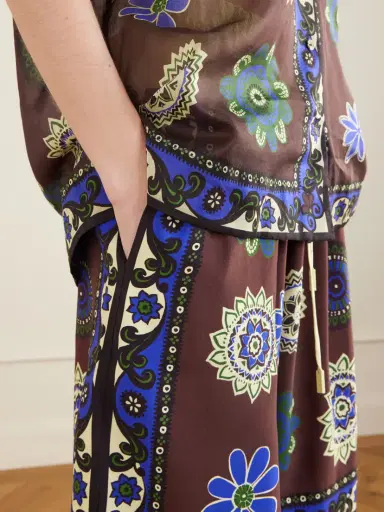ALÉMAIS Jasper Crepe Printed Shorts | Thumbnail 5 ALÉMAIS Jasper Crepe Printed Shorts | Thumbnail 5