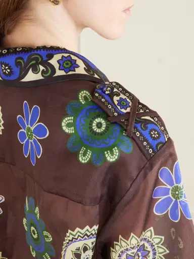 ALÉMAIS Jasper Printed Cotton And Silk-blend Shirt | Thumbnail 4 ALÉMAIS Jasper Printed Cotton And Silk-blend Shirt | Thumbnail 4