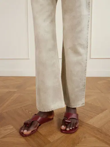 Loewe Toggle Leather Slides | Thumbnail 2 Loewe Toggle Leather Slides | Thumbnail 2