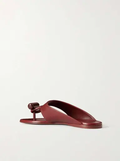 Loewe Toggle Leather Slides | Thumbnail 3 Loewe Toggle Leather Slides | Thumbnail 3