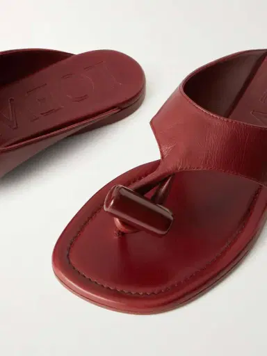 Loewe Toggle Leather Slides | Thumbnail 5 Loewe Toggle Leather Slides | Thumbnail 5