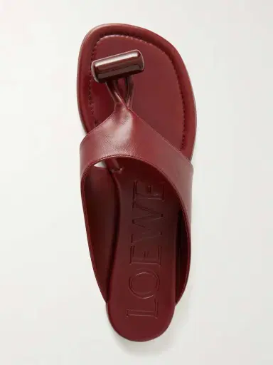 Loewe Toggle Leather Slides | Thumbnail 6 Loewe Toggle Leather Slides | Thumbnail 6