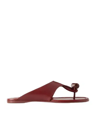 Loewe Toggle Leather Slides | Thumbnail 1 Loewe Toggle Leather Slides | Thumbnail 1