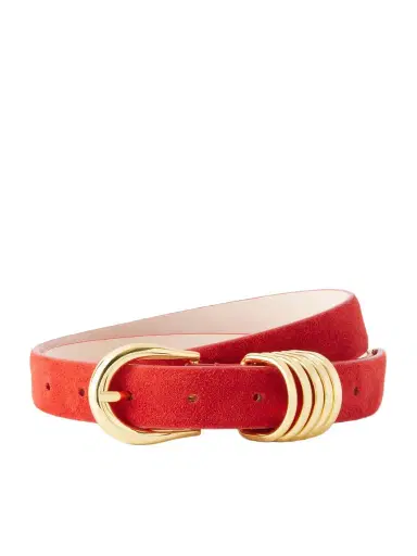Déhanche Hollyhock Suede Belt | Thumbnail 1 Déhanche Hollyhock Suede Belt | Thumbnail 1