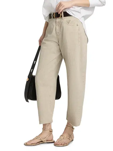 AG Jeans Women's Hattie Crop Barrel Jeans | Thumbnail 4 AG Jeans Women's Hattie Crop Barrel Jeans | Thumbnail 4