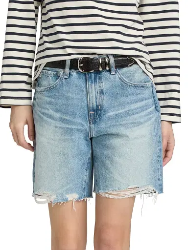 AG Jeans Women's Ex-Boyfriend Denim Bermuda Shorts - Sierra Meadow - Size 31 | Thumbnail 3 AG Jeans Women's Ex-Boyfriend Denim Bermuda Shorts - Sierra Meadow - Size 31 | Thumbnail 3