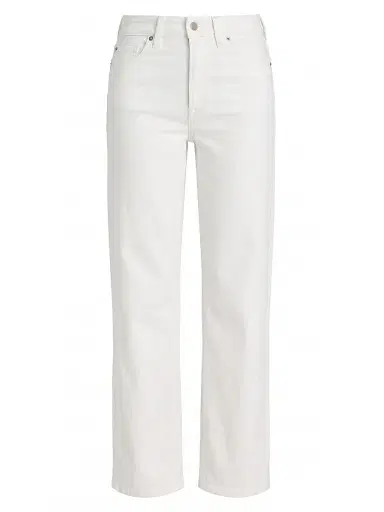 Good American Women's Good True Straight-Leg Jeans - White | Thumbnail 1 Good American Women's Good True Straight-Leg Jeans - White | Thumbnail 1