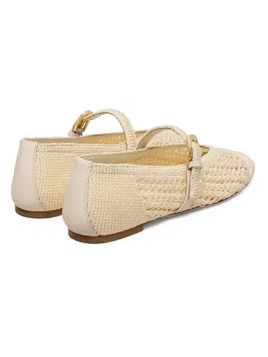 Stuart Weitzman Women's Leora Mary Janes - Chalk - Size 9.5 | Thumbnail 3 Stuart Weitzman Women's Leora Mary Janes - Chalk - Size 9.5 | Thumbnail 3
