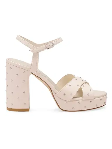 Stuart Weitzman Women's Dayna Sostud Platform Sandals - Linen | Thumbnail 1 Stuart Weitzman Women's Dayna Sostud Platform Sandals - Linen | Thumbnail 1