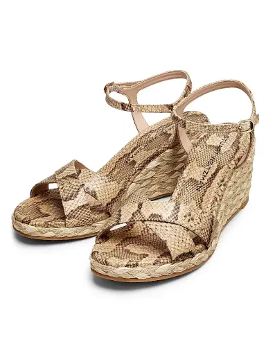 Stuart Weitzman Women's Dayna 65MM Espadrille Leather Sandals - Adobe Pink - Size 9.5 | Thumbnail 2 Stuart Weitzman Women's Dayna 65MM Espadrille Leather Sandals - Adobe Pink - Size 9.5 | Thumbnail 2