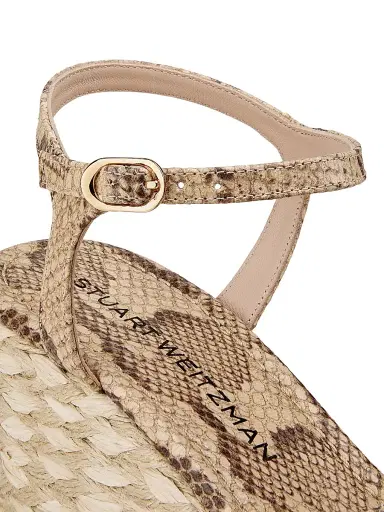 Stuart Weitzman Women's Dayna 65MM Espadrille Leather Sandals - Adobe Pink - Size 9.5 | Thumbnail 5 Stuart Weitzman Women's Dayna 65MM Espadrille Leather Sandals - Adobe Pink - Size 9.5 | Thumbnail 5