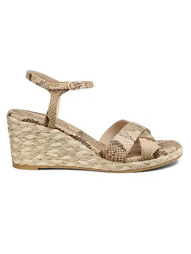 Stuart Weitzman Women's Dayna 65MM Espadrille Leather Sandals - Adobe Pink - Size 9.5 | Thumbnail 1 Stuart Weitzman Women's Dayna 65MM Espadrille Leather Sandals - Adobe Pink - Size 9.5 | Thumbnail 1