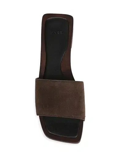 Vince Women's Barbara 30MM Studded Suede Sandals | Thumbnail 4 Vince Women's Barbara 30MM Studded Suede Sandals | Thumbnail 4