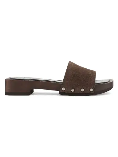 Vince Women's Barbara 30MM Studded Suede Sandals | Thumbnail 1 Vince Women's Barbara 30MM Studded Suede Sandals | Thumbnail 1