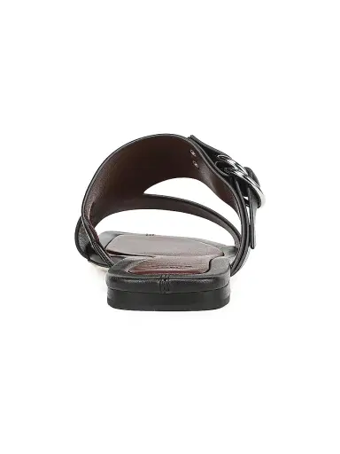 Vince Women's Verona Leather Sandals - Black | Thumbnail 3 Vince Women's Verona Leather Sandals - Black | Thumbnail 3