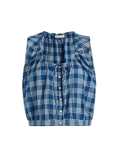 DÔEN Women's Theo Plaid Cotton Top - Dorset Plaid | Thumbnail 1 DÔEN Women's Theo Plaid Cotton Top - Dorset Plaid | Thumbnail 1