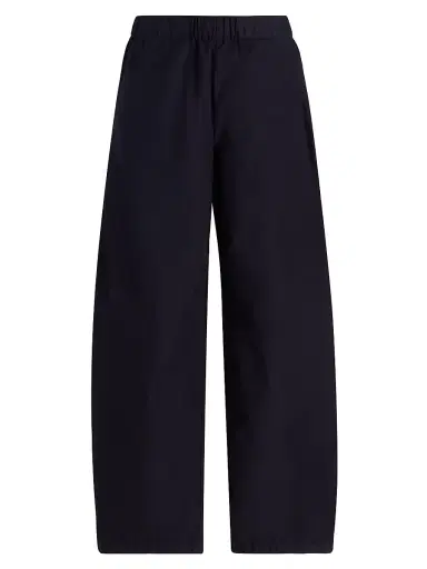 Leset Women's Kyoto Cotton Wide-Leg Pants - Nuit | Thumbnail 1 Leset Women's Kyoto Cotton Wide-Leg Pants - Nuit | Thumbnail 1