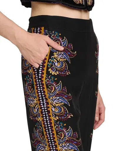 Etro Women's Paisley Straight-Leg Trousers | Thumbnail 6 Etro Women's Paisley Straight-Leg Trousers | Thumbnail 6
