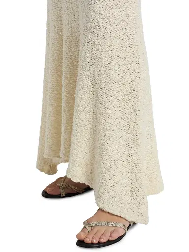 The Elder Statesman Women's Ella Bouclé Knit Maxi Skirt - | Thumbnail 6 The Elder Statesman Women's Ella Bouclé Knit Maxi Skirt - | Thumbnail 6