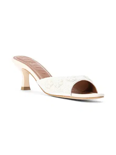 Staud Women's Brigitte 60MM Floral-Beaded Mules | Thumbnail 2 Staud Women's Brigitte 60MM Floral-Beaded Mules | Thumbnail 2