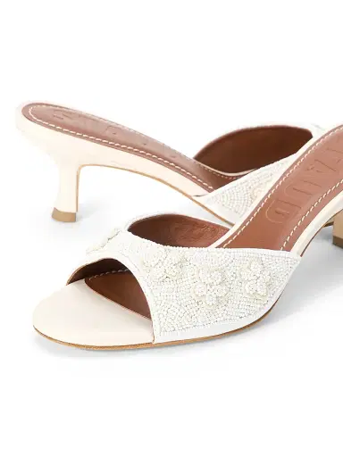 Staud Women's Brigitte 60MM Floral-Beaded Mules | Thumbnail 5 Staud Women's Brigitte 60MM Floral-Beaded Mules | Thumbnail 5