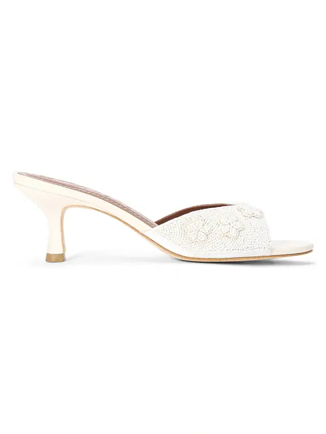 Women's Brigitte 60MM Floral-Beaded Mules - Garden Party Women's Brigitte 60MM Floral-Beaded Mules - Garden Party