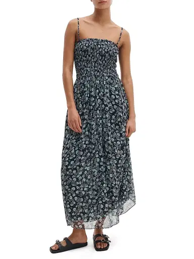 rag & bone Women's Hallie Floral A-Line Maxi Dress - Salute Floral | Thumbnail 2 rag & bone Women's Hallie Floral A-Line Maxi Dress - Salute Floral | Thumbnail 2