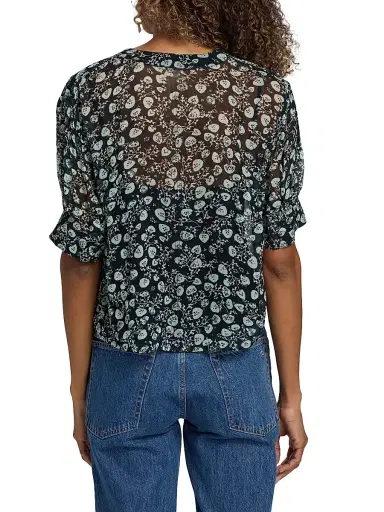 rag & bone Women's Taylor Floral Sheer Shirt - Salute Floral | Thumbnail 5 rag & bone Women's Taylor Floral Sheer Shirt - Salute Floral | Thumbnail 5