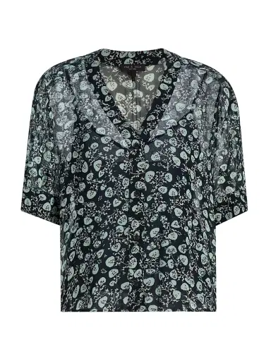 rag & bone Women's Taylor Floral Sheer Shirt - Salute Floral | Thumbnail 1 rag & bone Women's Taylor Floral Sheer Shirt - Salute Floral | Thumbnail 1