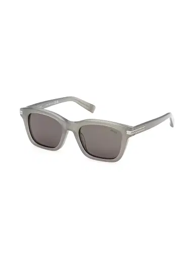 Zegna Men's 54MM Square Sunglasses - Grey | Thumbnail 1 Zegna Men's 54MM Square Sunglasses - Grey | Thumbnail 1