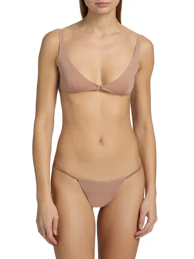 Kiki de Montparnasse Women's Echauffe Soft Bra - Caf | Thumbnail 3 Kiki de Montparnasse Women's Echauffe Soft Bra - Caf | Thumbnail 3