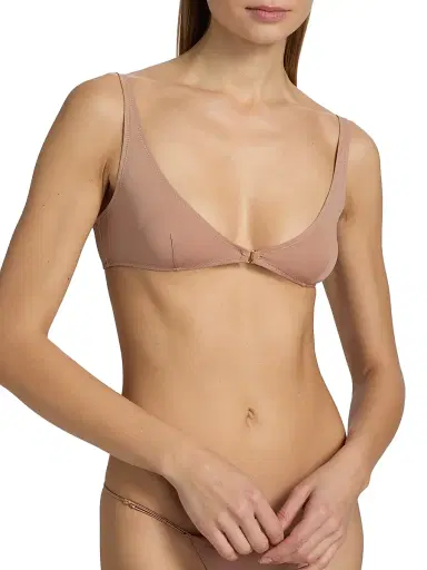 Kiki de Montparnasse Women's Echauffe Soft Bra - Caf | Thumbnail 5 Kiki de Montparnasse Women's Echauffe Soft Bra - Caf | Thumbnail 5