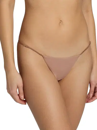 Kiki de Montparnasse Women's Echauffe G-String Thong - Caf | Thumbnail 5 Kiki de Montparnasse Women's Echauffe G-String Thong - Caf | Thumbnail 5