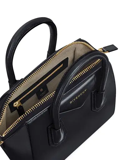 Givenchy Women's Small Antigona Top Handle Bag in Box Leather - Black | Thumbnail 4 Givenchy Women's Small Antigona Top Handle Bag in Box Leather - Black | Thumbnail 4