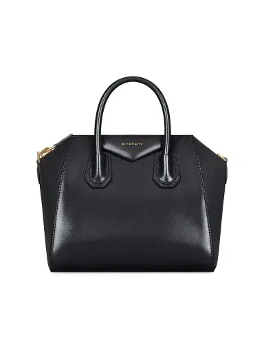 Givenchy Women's Small Antigona Top Handle Bag in Box Leather - Black | Thumbnail 1 Givenchy Women's Small Antigona Top Handle Bag in Box Leather - Black | Thumbnail 1