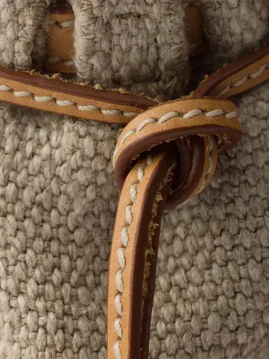Prada Women's Bonnie Linen and Leather East West Bag - Beige Khaki | Thumbnail 6 Prada Women's Bonnie Linen and Leather East West Bag - Beige Khaki | Thumbnail 6