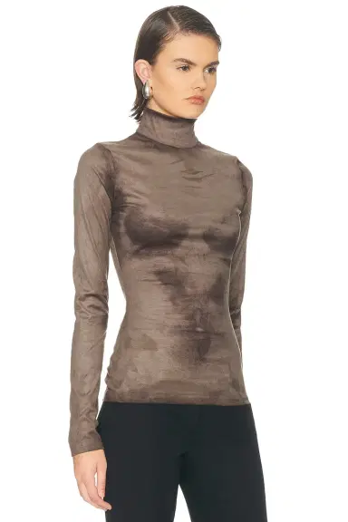 Acne Studios Tarkis Faux Suede Top | Thumbnail 2 Acne Studios Tarkis Faux Suede Top | Thumbnail 2