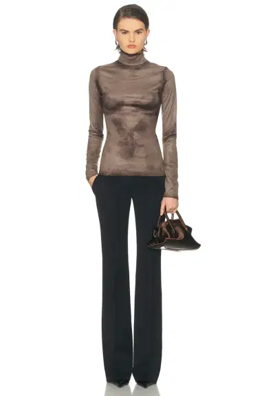 Acne Studios Tarkis Faux Suede Top | Thumbnail 4 Acne Studios Tarkis Faux Suede Top | Thumbnail 4