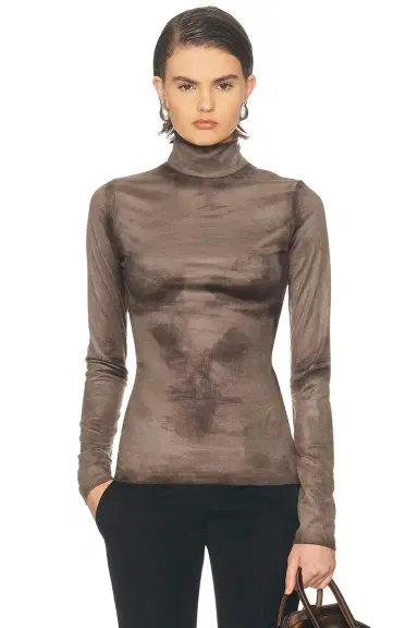 Acne Studios Tarkis Faux Suede Top | Thumbnail 1 Acne Studios Tarkis Faux Suede Top | Thumbnail 1