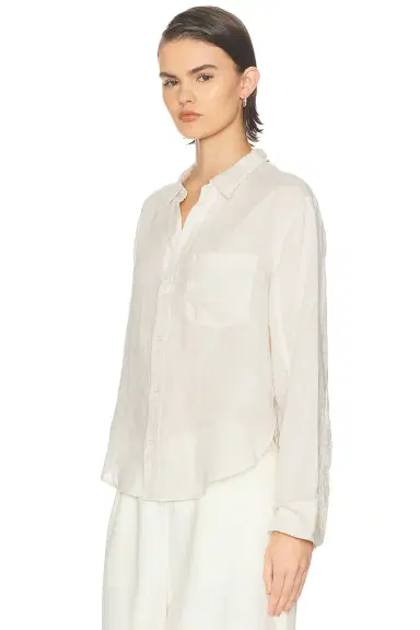 Citizens of Humanity Kayla Shrunken Shirt | Thumbnail 4 Citizens of Humanity Kayla Shrunken Shirt | Thumbnail 4