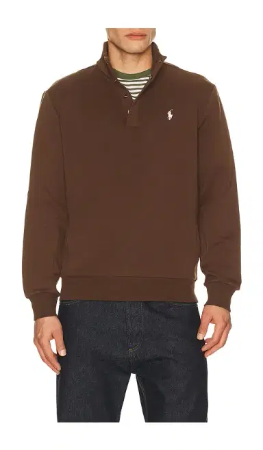 Polo Ralph Lauren Long Sleeve Double Knit Tech Snap Mocknock Pullover | Thumbnail 1 Polo Ralph Lauren Long Sleeve Double Knit Tech Snap Mocknock Pullover | Thumbnail 1