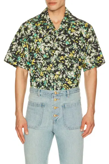 Valentino Camicia Bowling Shirt | Thumbnail 1 Valentino Camicia Bowling Shirt | Thumbnail 1