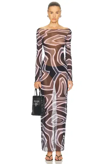 PUCCI Long Sleeve Dress | Thumbnail 1 PUCCI Long Sleeve Dress | Thumbnail 1